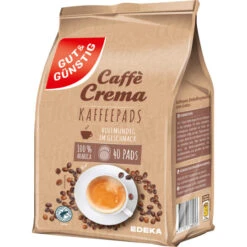 Gut & Günstig Kaffeepads Caffe Crema 40ST 280G