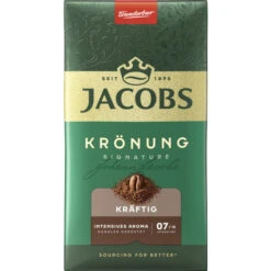 Jacobs Krönung Kaffee Kräftig Gemahlen 500G