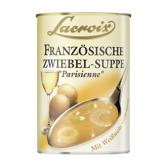 Lacroix Französische Zwiebel-Suppe "à La Parisienne" 400ML 3 Lacroix Französische Zwiebel-Suppe "à La Parisienne" 400ML