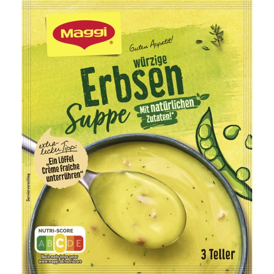 Guten Appetit Würzige Suppe Erbsen Ergibt 750ML 3 Guten Appetit Würzige Suppe Erbsen Ergibt 750ML