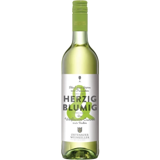 Weinkeller Herzig & Blumig Weißwein Cuvée Feinherb 0,75L 3 Weinkeller Herzig & Blumig Weißwein Cuvée Feinherb 0,75L