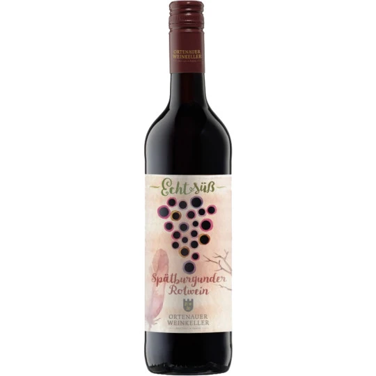 Weinkeller Echt Süß Spätburgunder Rotwein 0,75L 3 Weinkeller Echt Süß Spätburgunder Rotwein 0,75L