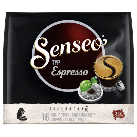 Senseo Kaffeepads Espresso 16ST 111G 3 Senseo Kaffeepads Espresso 16ST 111G